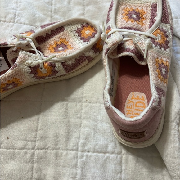 Hey Dude Multicolor Crochet Slip-Ons - Picture 4 of 4
